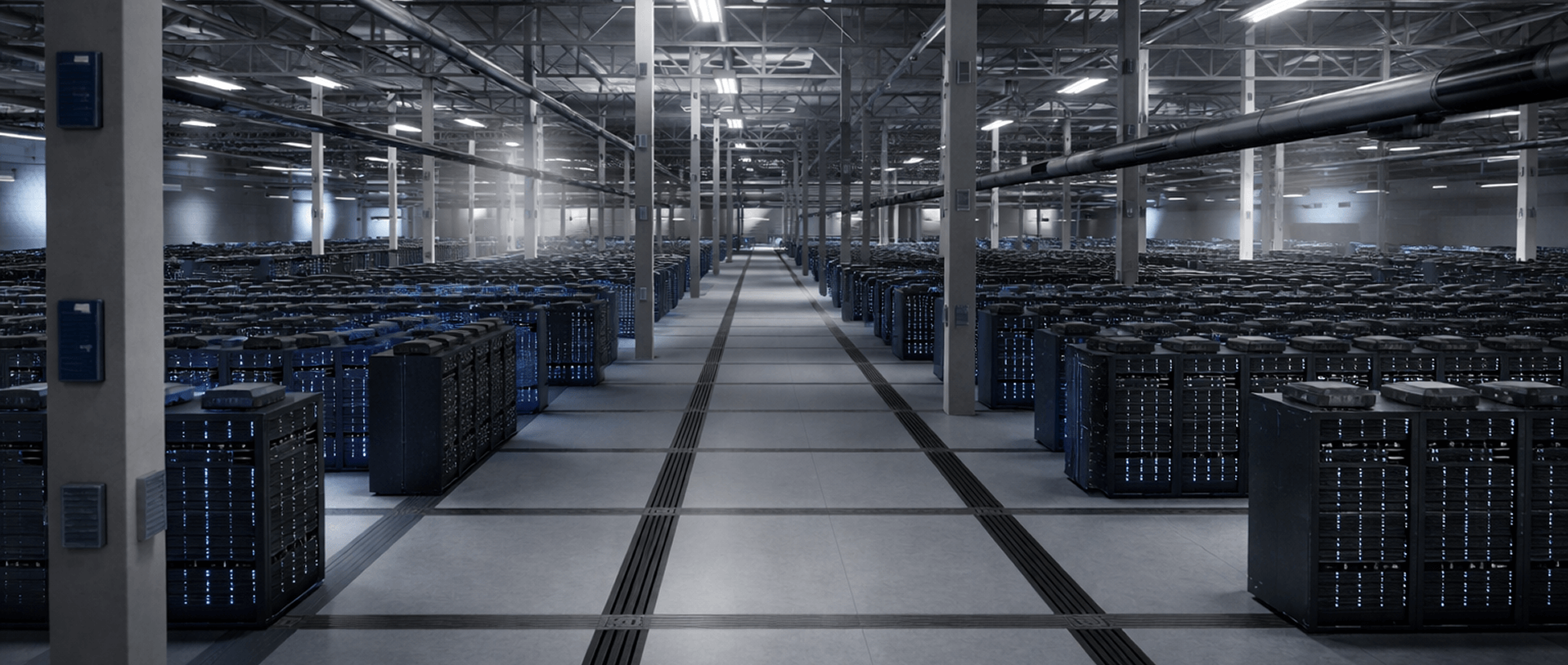 Hybrid Quantum and AI computing infrastructure background